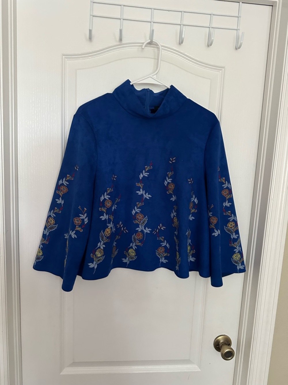 Zara Woman Deep Blue Top